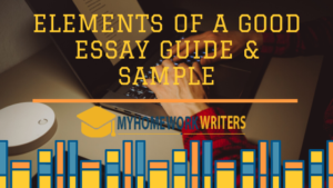 elements of a good essay